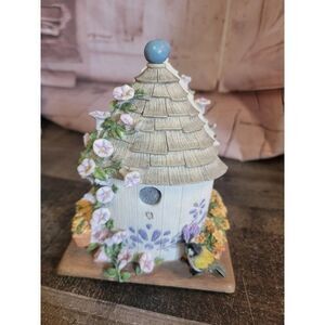 Pfaltzgraff ceramic birdhouse napkin holder Decor‎ figure